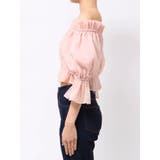 2WAYオフショル五分袖シャーリングブラウス | MERCURYDUO | 詳細画像42 