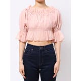 2WAYオフショル五分袖シャーリングブラウス | MERCURYDUO | 詳細画像48 