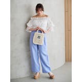 2WAYオフショル五分袖シャーリングブラウス | MERCURYDUO | 詳細画像5 