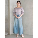 2WAYオフショル五分袖シャーリングブラウス | MERCURYDUO | 詳細画像8 