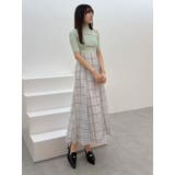 オリジナルチュールチェックフレアスカート | MERCURYDUO | 詳細画像13 