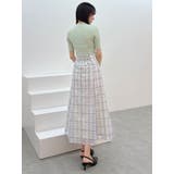 オリジナルチュールチェックフレアスカート | MERCURYDUO | 詳細画像14 