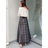 オリジナルチュールチェックフレアスカート | MERCURYDUO | 詳細画像17 