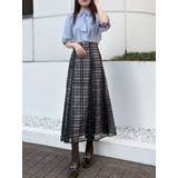 オリジナルチュールチェックフレアスカート | MERCURYDUO | 詳細画像19 