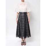 オリジナルチュールチェックフレアスカート | MERCURYDUO | 詳細画像31 