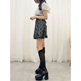 【MARY QUANTコラボ】デイジーフロッキープリントバックレースアップミニス… | MERCURYDUO | 詳細画像32 