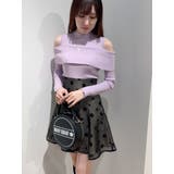 【MARY QUANTコラボ】デイジーフロッキープリントバックレースアップミニス… | MERCURYDUO | 詳細画像8 