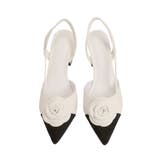 バイカラーフラワーモチーフパンプス | MERCURYDUO | 詳細画像4 