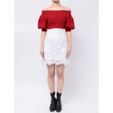 クロップドオフショルダーニット | MERCURYDUO | 詳細画像19 