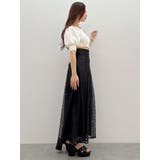 クロップドオフショルダーニット | MERCURYDUO | 詳細画像4 