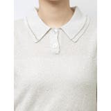 ラメポロニットトップス | MERCURYDUO | 詳細画像15 