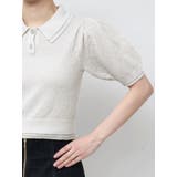 ラメポロニットトップス | MERCURYDUO | 詳細画像16 