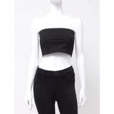 ブラック | カップ付きチューブトップ | MERCURYDUO