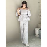 タフタバルーンペプラムロンパース | MERCURYDUO | 詳細画像16 