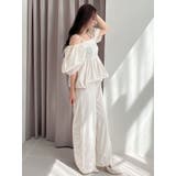 タフタバルーンペプラムロンパース | MERCURYDUO | 詳細画像3 