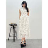 ラッフルプリーツティアードワンピース | MERCURYDUO | 詳細画像28 