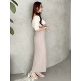 3WAY配色ストラップバッククロスハーフスリーブワンピース | MERCURYDUO | 詳細画像34 