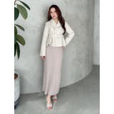 3WAY配色ストラップバッククロスハーフスリーブワンピース | MERCURYDUO | 詳細画像36 