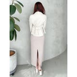 3WAY配色ストラップバッククロスハーフスリーブワンピース | MERCURYDUO | 詳細画像38 