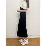 3WAY配色ストラップバッククロスハーフスリーブワンピース | MERCURYDUO | 詳細画像41 