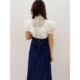 シアーチェックラッフルドッキングワンピース | MERCURYDUO | 詳細画像15