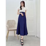 シアーチェックラッフルドッキングワンピース | MERCURYDUO | 詳細画像21