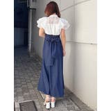 シアーチェックラッフルドッキングワンピース | MERCURYDUO | 詳細画像33