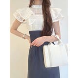 シアーチェックラッフルドッキングワンピース | MERCURYDUO | 詳細画像36