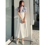 シアーチェックラッフルドッキングワンピース | MERCURYDUO | 詳細画像37