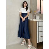 シアーチェックラッフルドッキングワンピース | MERCURYDUO | 詳細画像4