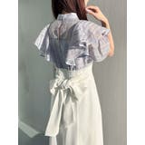 シアーチェックラッフルドッキングワンピース | MERCURYDUO | 詳細画像42