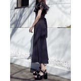 シアーチェックラッフルドッキングワンピース | MERCURYDUO | 詳細画像44