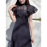 シアーチェックラッフルドッキングワンピース | MERCURYDUO | 詳細画像46