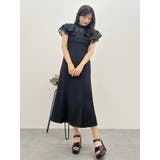 シアーチェックラッフルドッキングワンピース | MERCURYDUO | 詳細画像47