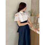 シアーチェックラッフルドッキングワンピース | MERCURYDUO | 詳細画像6