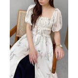 ボタニカルフラワー2WAYシャーリングワンピース | MERCURYDUO | 詳細画像16 