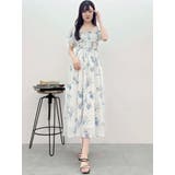 ボタニカルフラワー2WAYシャーリングワンピース | MERCURYDUO | 詳細画像18 