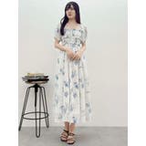 ボタニカルフラワー2WAYシャーリングワンピース | MERCURYDUO | 詳細画像19 