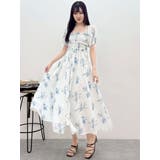 ボタニカルフラワー2WAYシャーリングワンピース | MERCURYDUO | 詳細画像20 