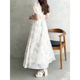 ボタニカルフラワー2WAYシャーリングワンピース | MERCURYDUO | 詳細画像5 