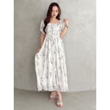 ボタニカルフラワー2WAYシャーリングワンピース | MERCURYDUO | 詳細画像6 