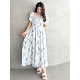 ボタニカルフラワー2WAYシャーリングワンピース | MERCURYDUO | 詳細画像8 