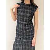 シアーチェックシャーリングマーメイドワンピース | MERCURYDUO | 詳細画像12