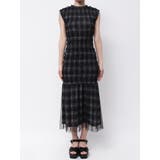 シアーチェックシャーリングマーメイドワンピース | MERCURYDUO | 詳細画像18