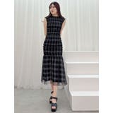 シアーチェックシャーリングマーメイドワンピース | MERCURYDUO | 詳細画像2