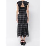 シアーチェックシャーリングマーメイドワンピース | MERCURYDUO | 詳細画像20