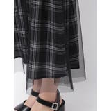 シアーチェックシャーリングマーメイドワンピース | MERCURYDUO | 詳細画像23