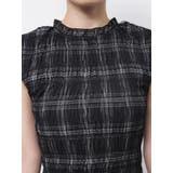 シアーチェックシャーリングマーメイドワンピース | MERCURYDUO | 詳細画像29