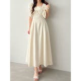 リネンライクバックレースアップワンピース | MERCURYDUO | 詳細画像1 