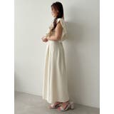 リネンライクバックレースアップワンピース | MERCURYDUO | 詳細画像14 